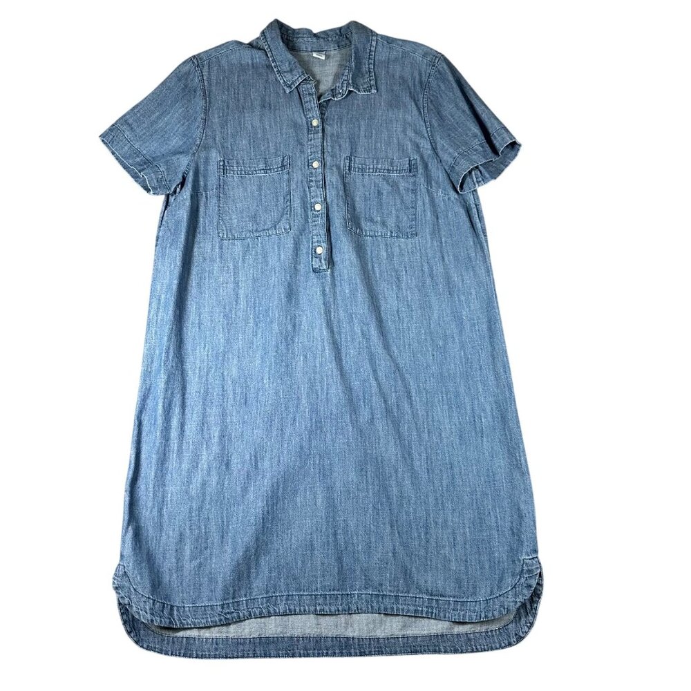 Old Navy Light Denim Shirt Dress - Blue